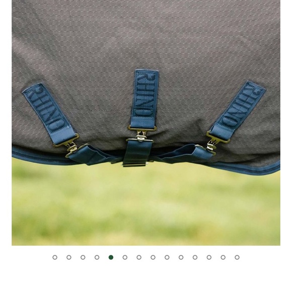 NWT 72” Hexstop Plus Horseware Ireland Rhino turnout, blanket waterproof 250g - Picture 8 of 11